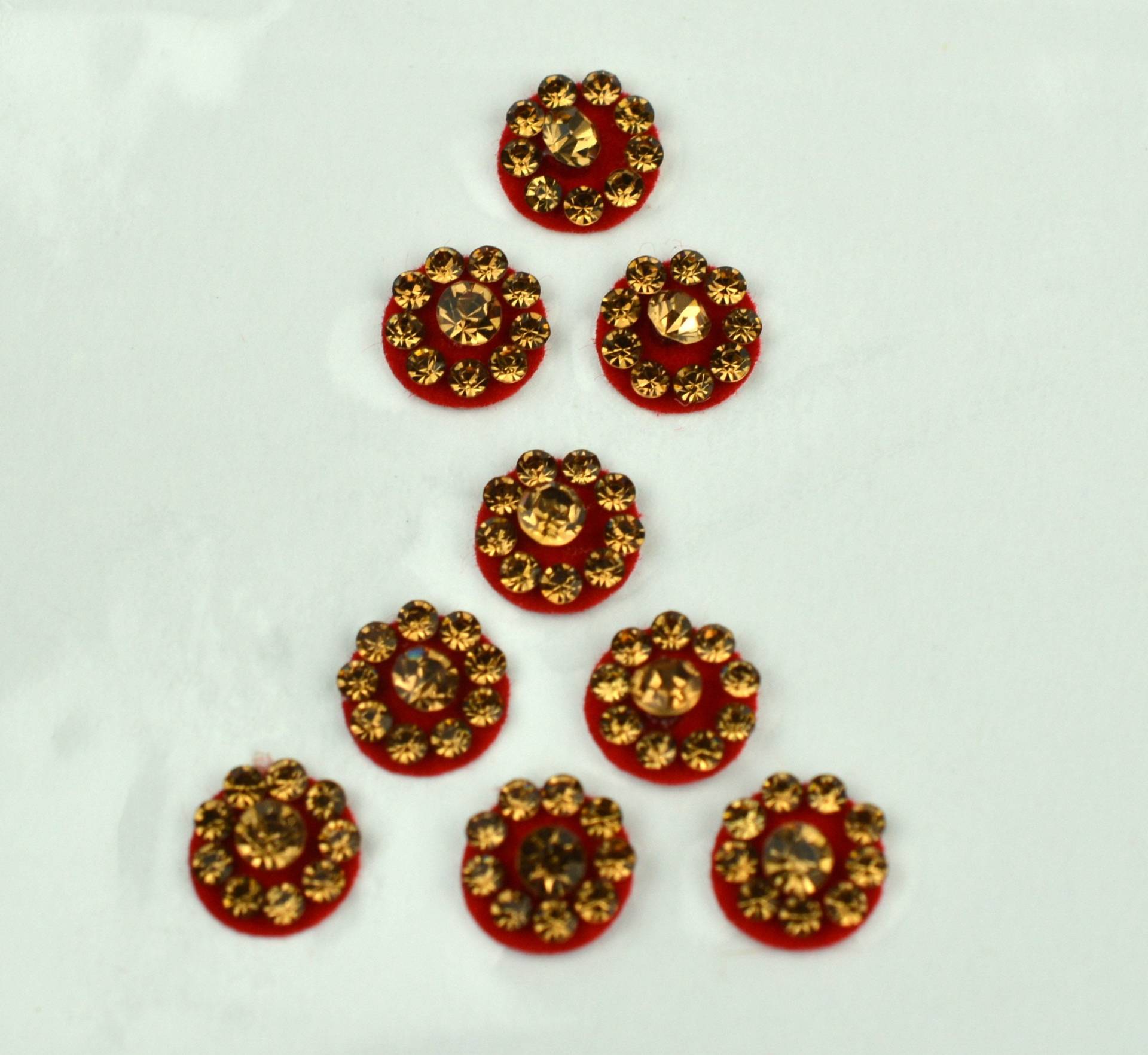 Rote Farbe Runde Goldene Bindis, Hochzeit Schimmernde Gesichts Bollywood Selbstklebende Aufkleber, Weihnachtsgeschenk Rote Farbe Runde Goldene Bindis, Hochzeit Schimmernde Gesichts Bollywood Selbstklebende Aufkleber, Weihnachtsgeschenk von Etsy - FeminaDeals