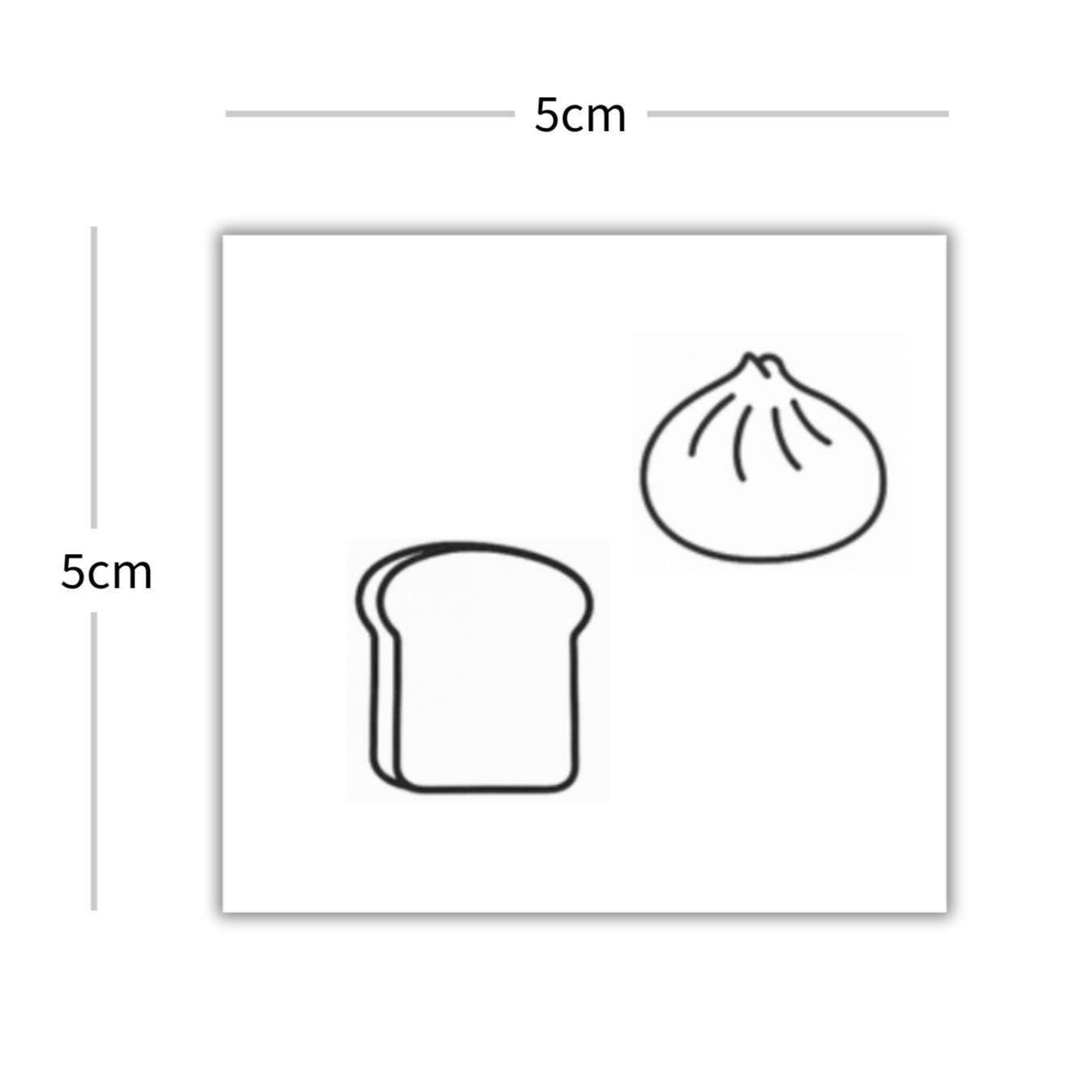 Temporäre Tattoos - Baozi, Toast Temporäre Tattoos - Baozi, Toast von Etsy - FensSmallThings