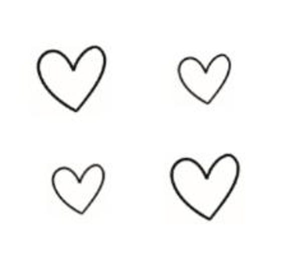 Temporäre Tattoos - Herz Temporäre Tattoos - Herz von Etsy - FensSmallThings