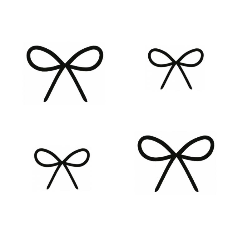 Temporäre Tattoos - Schleife Temporäre Tattoos - Schleife von Etsy - FensSmallThings