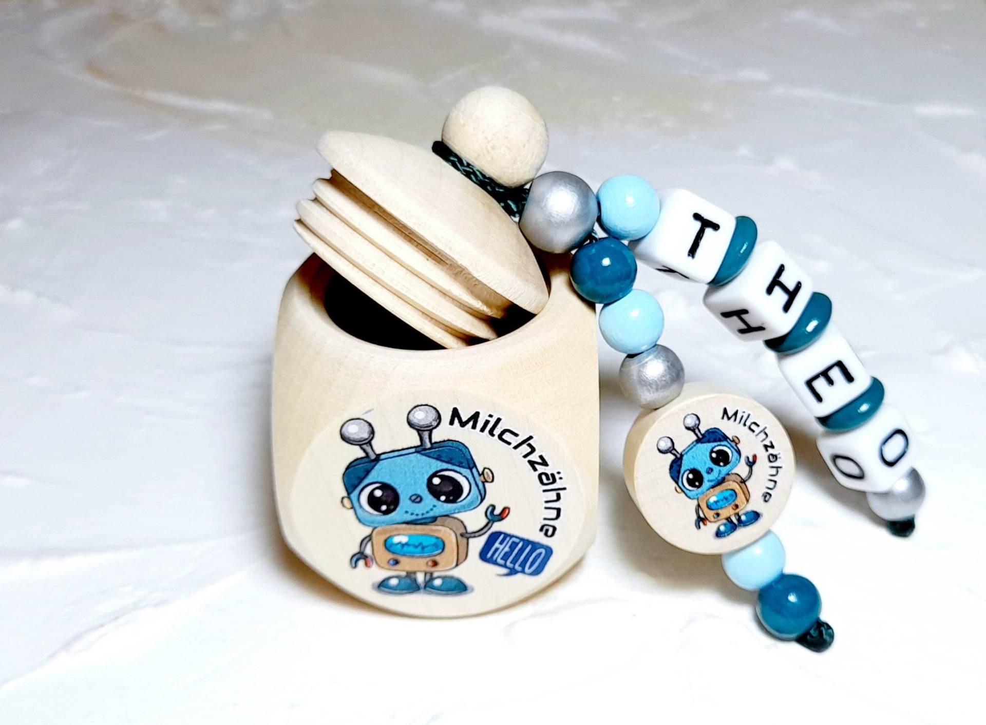 Milchzahndose "Roboter", Petrol, Blau, Beige, Zähnchen, Individuell, Schuleinführung, Schule, Milchzahnbox, Kindergeburtstag, Geschenk, Diy Milchzahndose "Roboter", Petrol, Blau, Beige, Zähnchen, Individuell, Schuleinführung, Schule, Milchzahnbox, Kindergeburtstag, Geschenk, Diy von Etsy - Fibolini