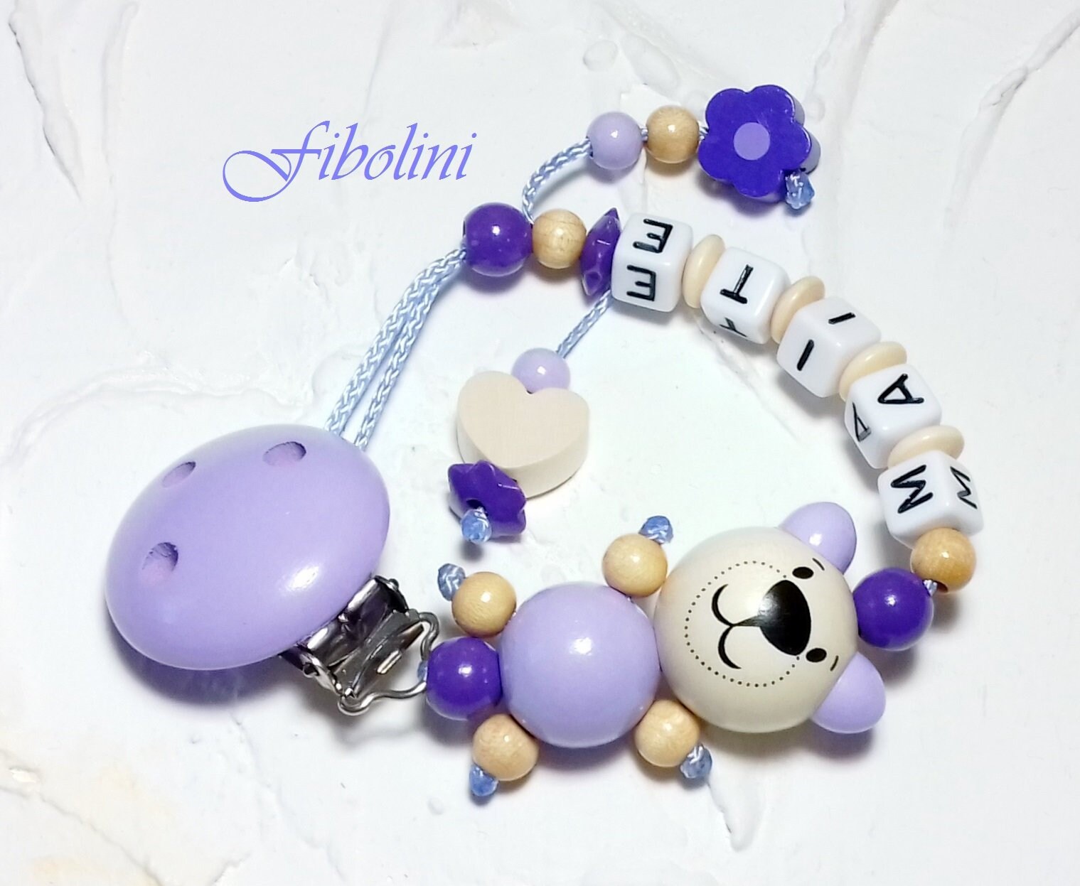 Schnullerkette 3-D "Herzblume". Personalisiert, Mit Namen, Mädchen, Geschenk Zur Taufe Geburt, Babyparty, Schwangerschaft Verkünden, Mama Schnullerkette 3-D "Herzblume". Personalisiert, Mit Namen, Mädchen, Geschenk Zur Taufe Geburt, Babyparty, Schwangerschaft Verkünden, Mama von Etsy - Fibolini