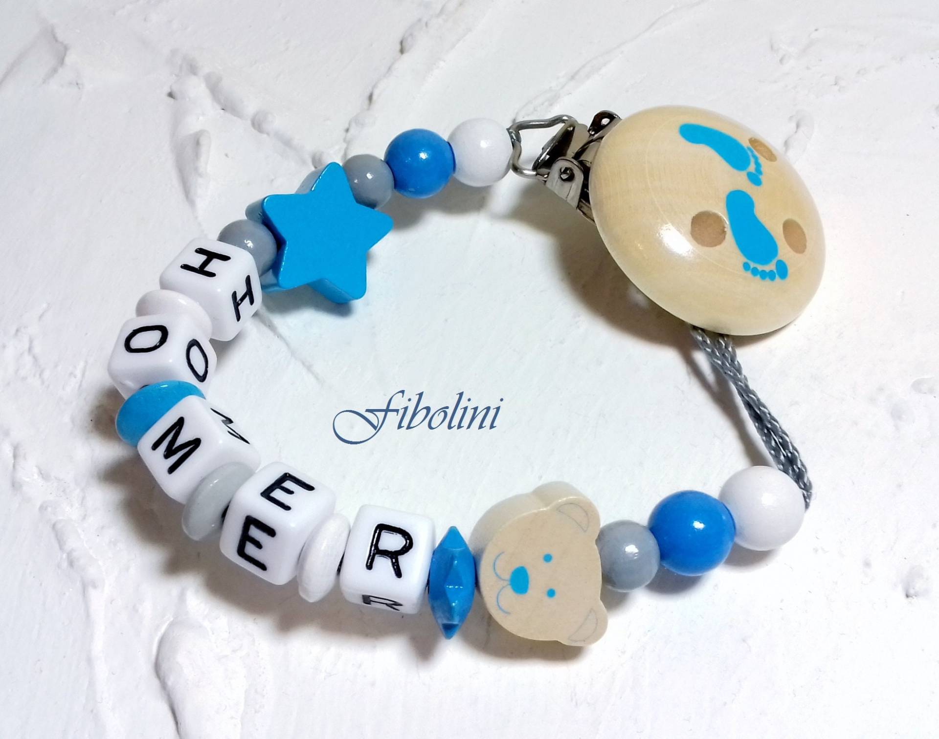 Schnullerkette "Babyfüsse". Blau Grau Weiß Beige Nuckelkette Schnuller Schnullerhalter Schnullerband Schwangerschaft Handmade Namen Diy Schnullerkette "Babyfüsse". Blau Grau Weiß Beige Nuckelkette Schnuller Schnullerhalter Schnullerband Schwangerschaft Handmade Namen Diy von Etsy - Fibolini