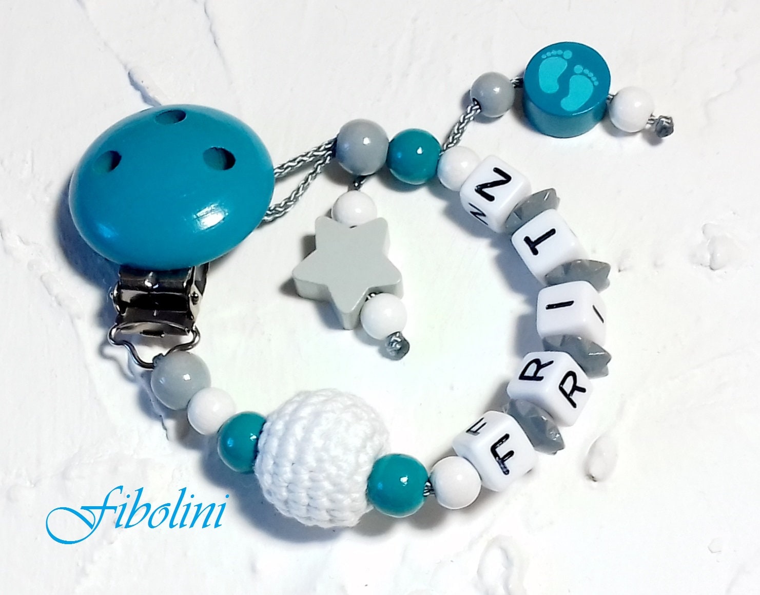 Schnullerkette "Babyfüsse". Personalisierte Geschenke, Kleiner Bruder, Schnullerhalter, Silikonringe Für Schnuller, Geschwister, Meilenstein Schnullerkette "Babyfüsse". Personalisierte Geschenke, Kleiner Bruder, Schnullerhalter, Silikonringe Für Schnuller, Geschwister, Meilenstein von Etsy - Fibolini