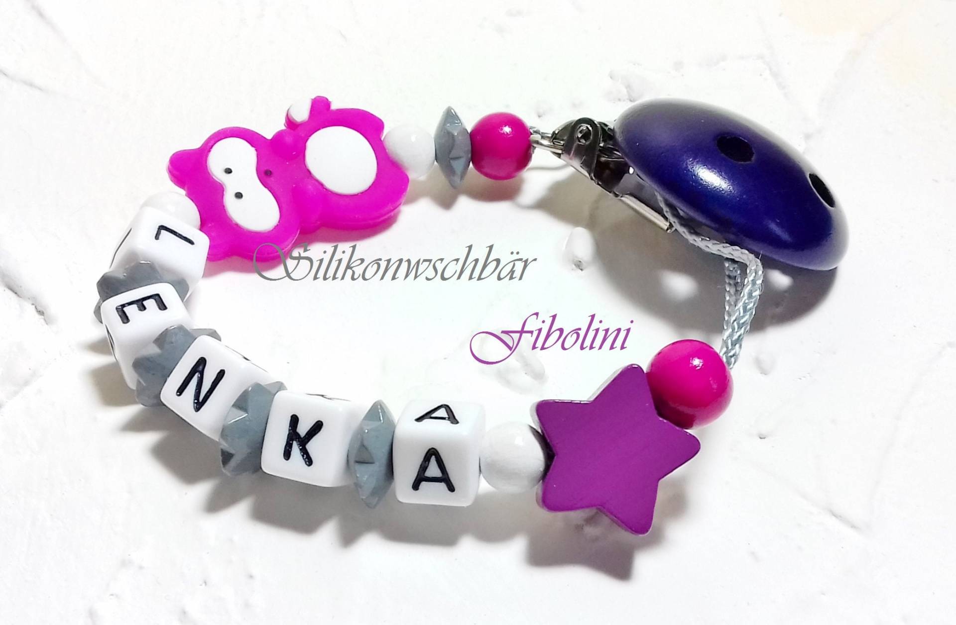 Schnullerkette "Waschbär", Für Mädchen, Schwangerschaft Verkünden, Geschenk Werdende Mamas, Geburtsgeschenk Nachwuchs, Kleine Schwester Schnullerkette "Waschbär", Für Mädchen, Schwangerschaft Verkünden, Geschenk Werdende Mamas, Geburtsgeschenk Nachwuchs, Kleine Schwester von Etsy - Fibolini
