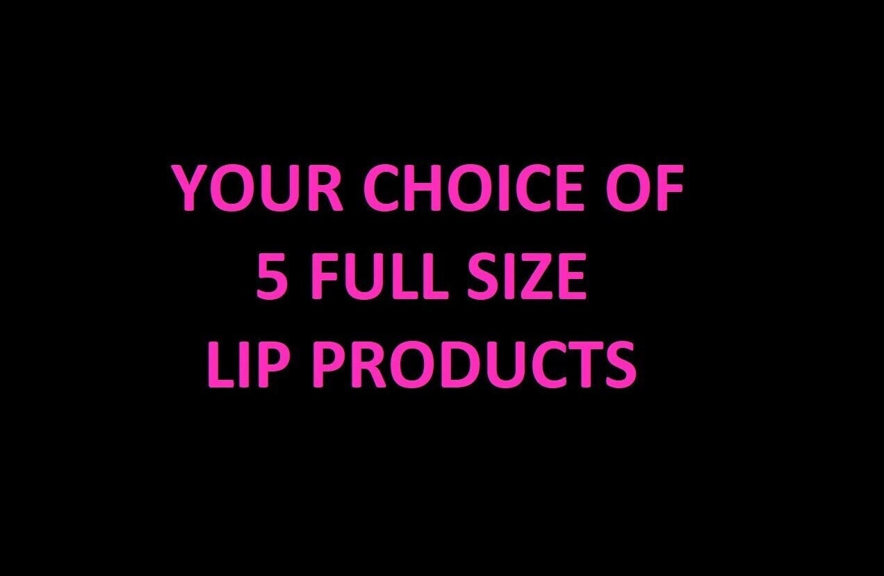 5 Beliebige Full Size Lip Produkte Ihrer Wahl Geben Sie Die Namen in Den Notizen Beim Kauf Dieses Angebots An von Etsy - FierceMagenta