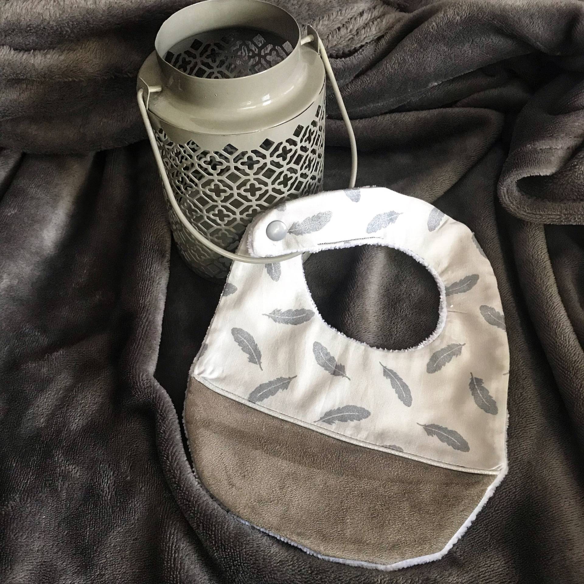 Doppelte Runde Baby Lätzchen von Etsy - FilEtPetiteAiguille