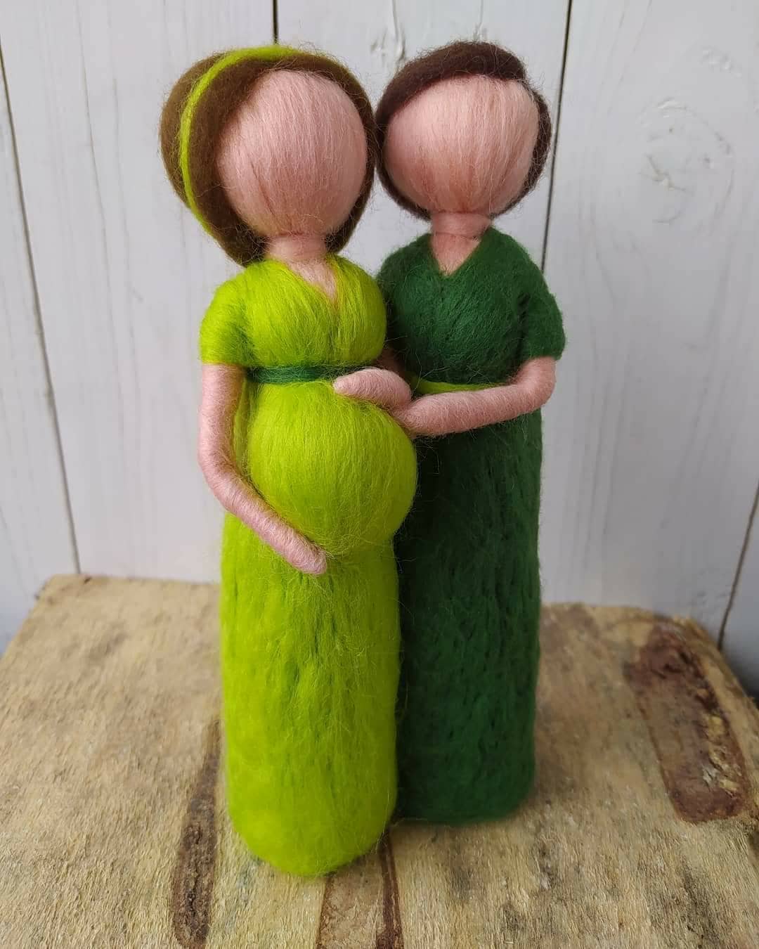 Filz Familie, Hebammen Geschenk, Schwangere Geburt , Filzwolle Mit Tasche von Etsy - FilzWunderland