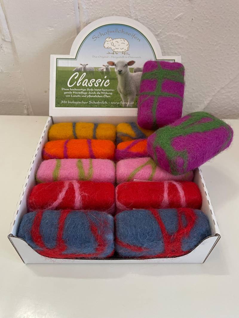 Umfilzte Schafmilchseife 100G | Classic von Etsy - FilzmausGermany