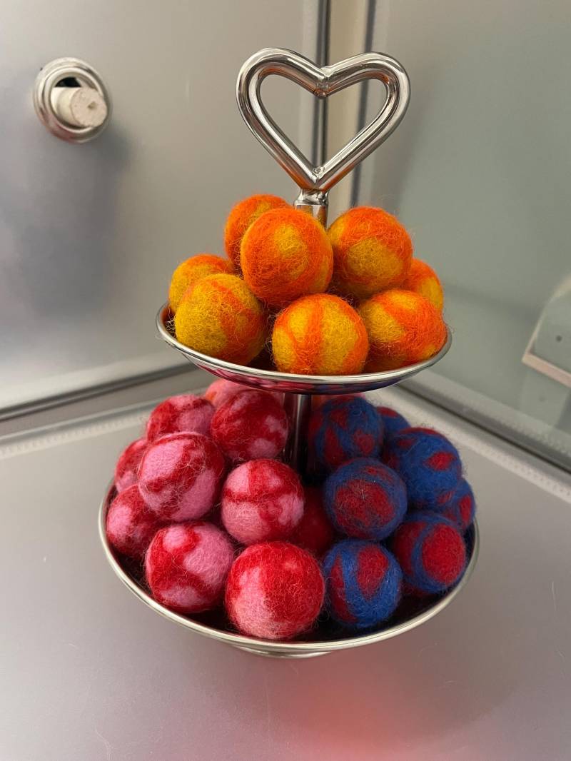 Umfilzte Schafmilchseife Rund 7G, Quitte von Etsy - FilzmausGermany