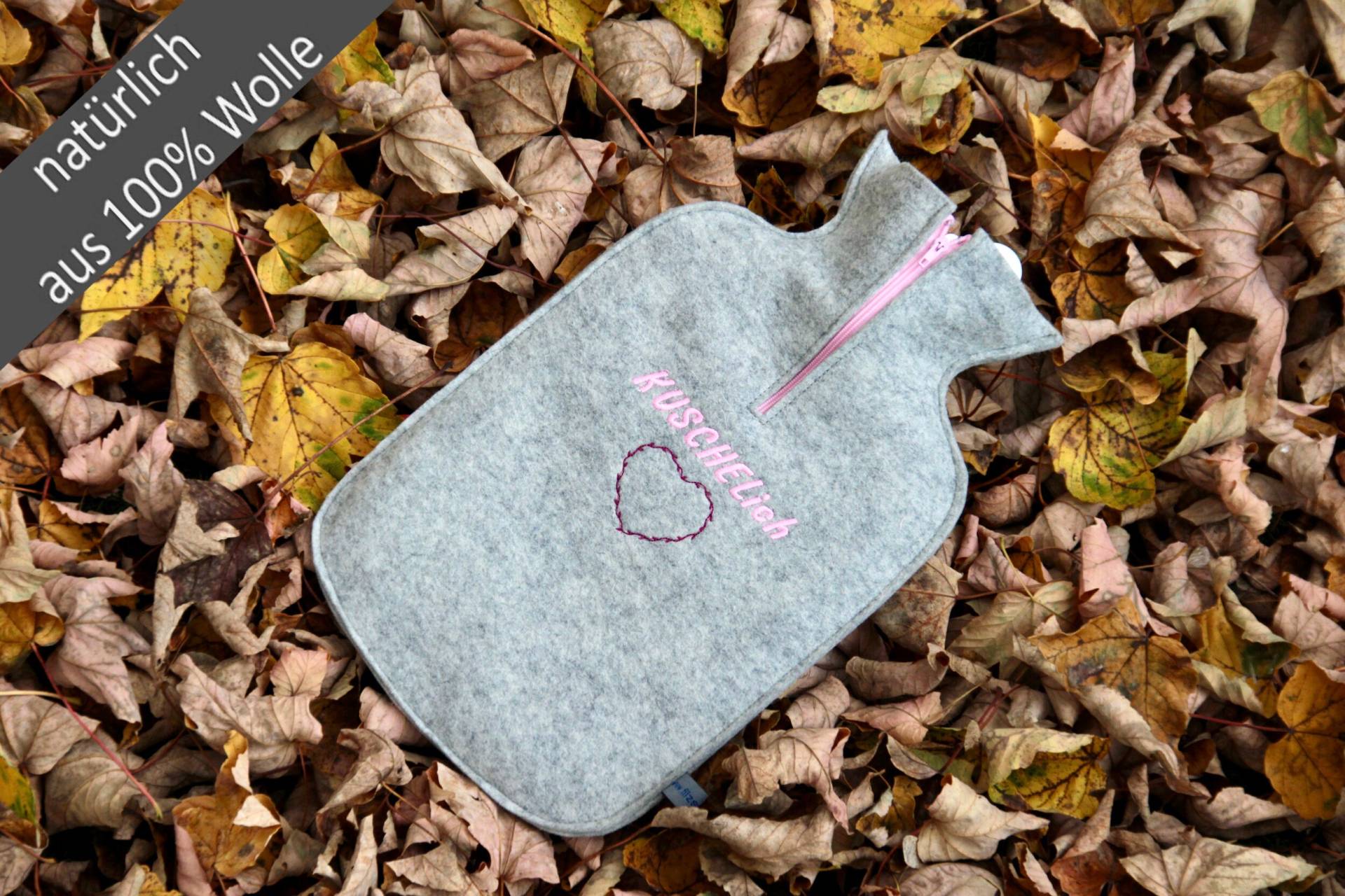 Filz - Kuschelwärmflaschenhülle in Hellgrau Filz - Kuschelwärmflaschenhülle in Hellgrau von Etsy - Filzschnitt