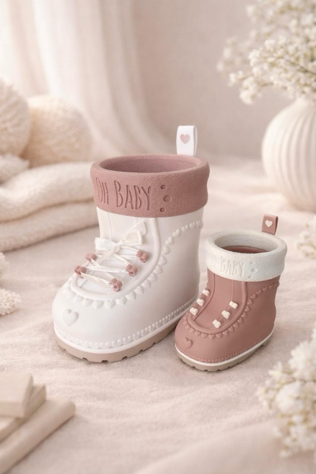 3D Gedruckter Baby Schuh, Geschenk Für Mädchen, Personalisierte Kinderzimmer Dekor 3D Gedruckter Baby Schuh, Geschenk Für Mädchen, Personalisierte Kinderzimmer Dekor von Etsy - FinelineAtelier
