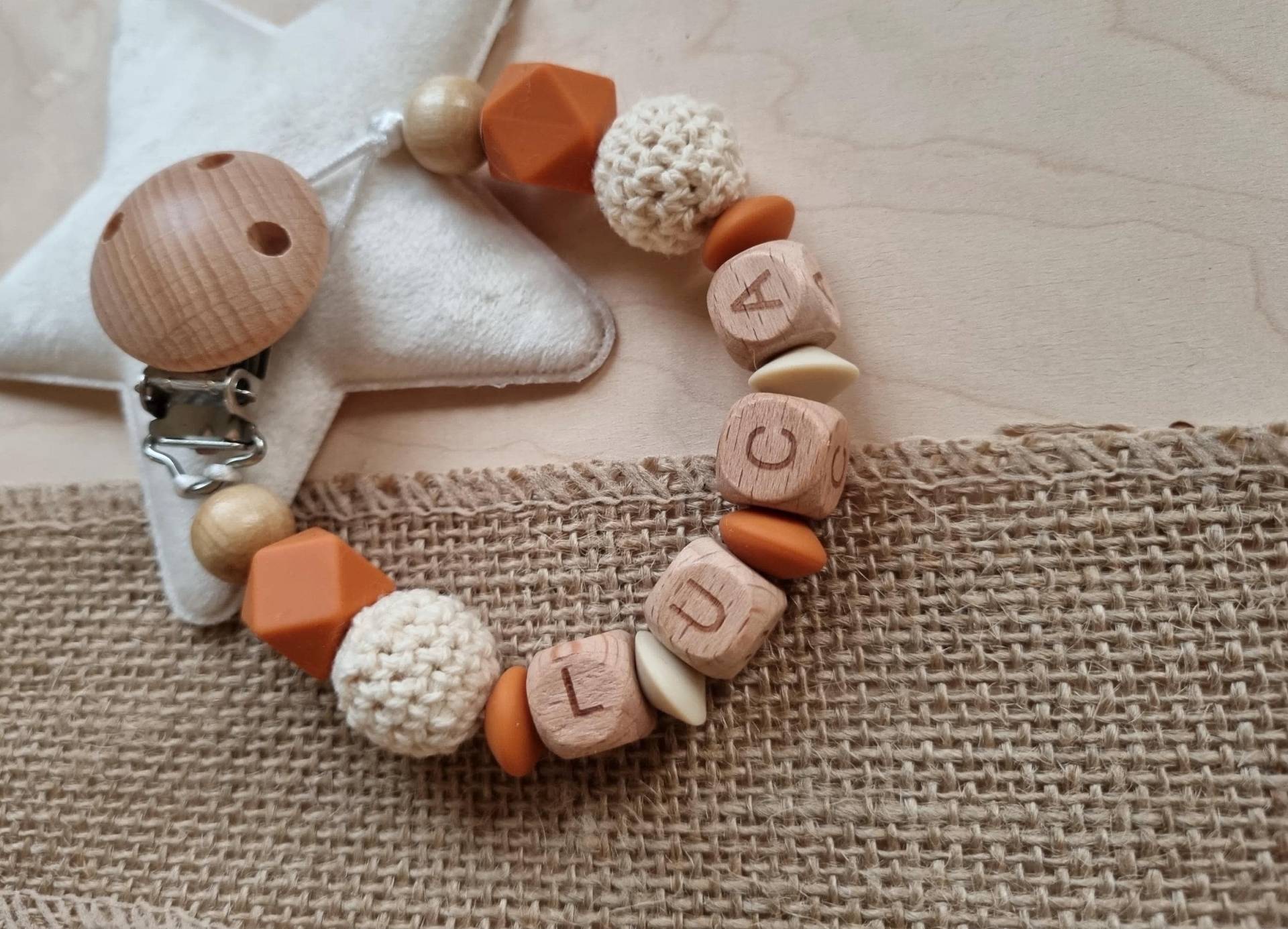 Schnullerkette Mit Namen Schnullerkette Mit Namen von Etsy - FinnTommis