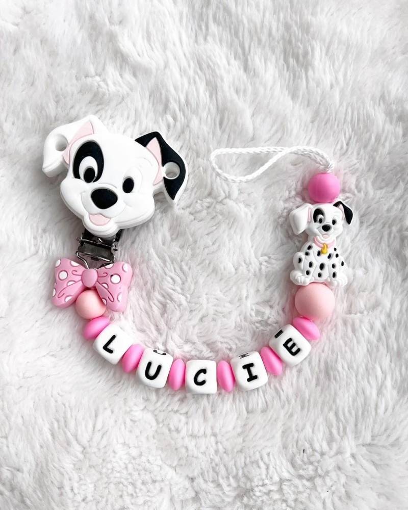 Personalisierte Schnullerkette Mit Name - Dalmatiner Motiv Zwei Varianten Wählbar Wunschfarben Möglich Handgemacht Liebe von Etsy - Fiorellinoarticles