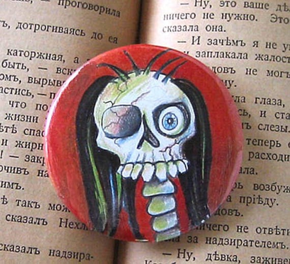 Gut Aussehend George - Skeleton 2 1/4 Zoll Taschenspiegel von Etsy - Fishstikks