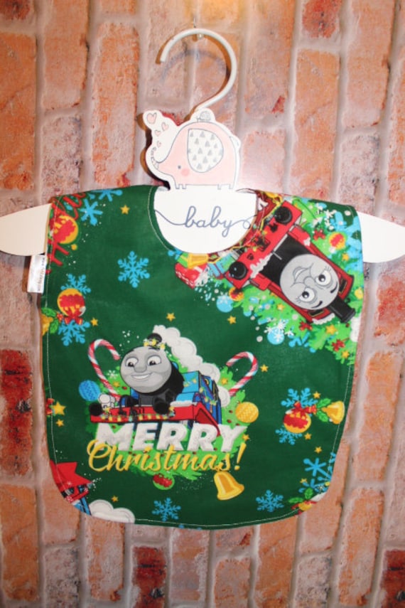 Kleinkind/Vorschulkind Lätzchen - Weihnachten Thomas The Train Medium von Etsy - Fit2Sleep