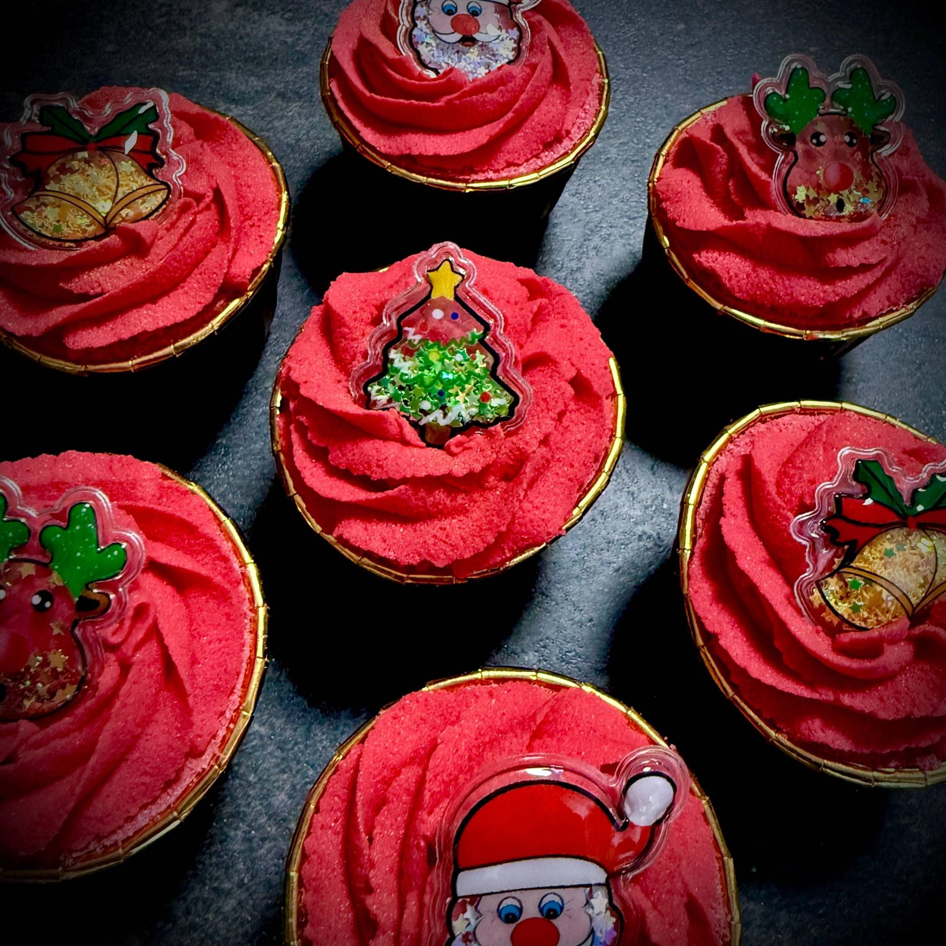 Badebombe Cupcake Christmas Badebombe Cupcake Christmas von Etsy - FizzFactoryShop