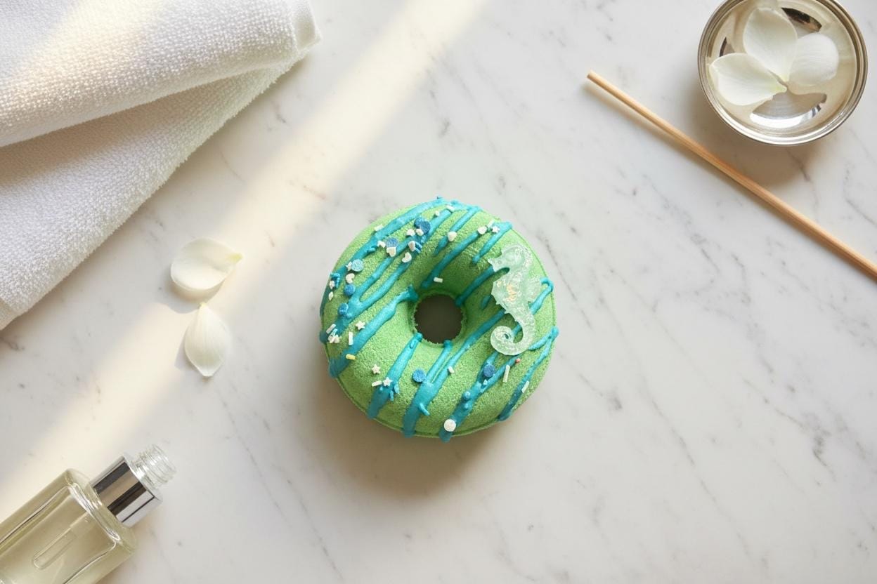 Badebombe Donut Seepferdchen von Etsy - FizzFactoryShop