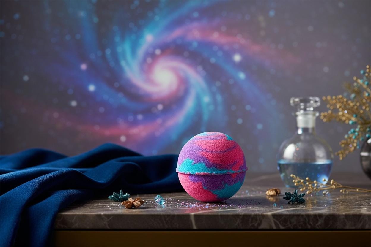Badebombe Galaxy von Etsy - FizzFactoryShop