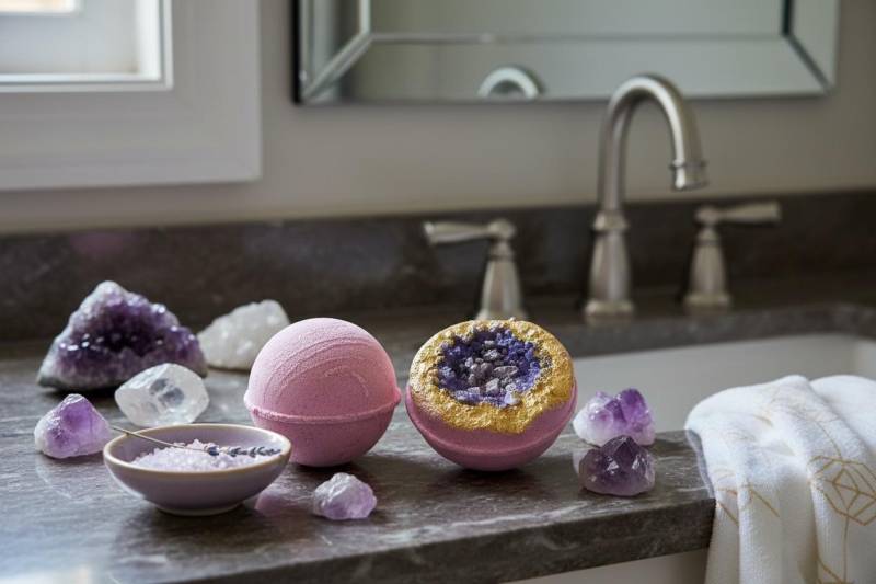 Badebomben Set Geode von Etsy - FizzFactoryShop
