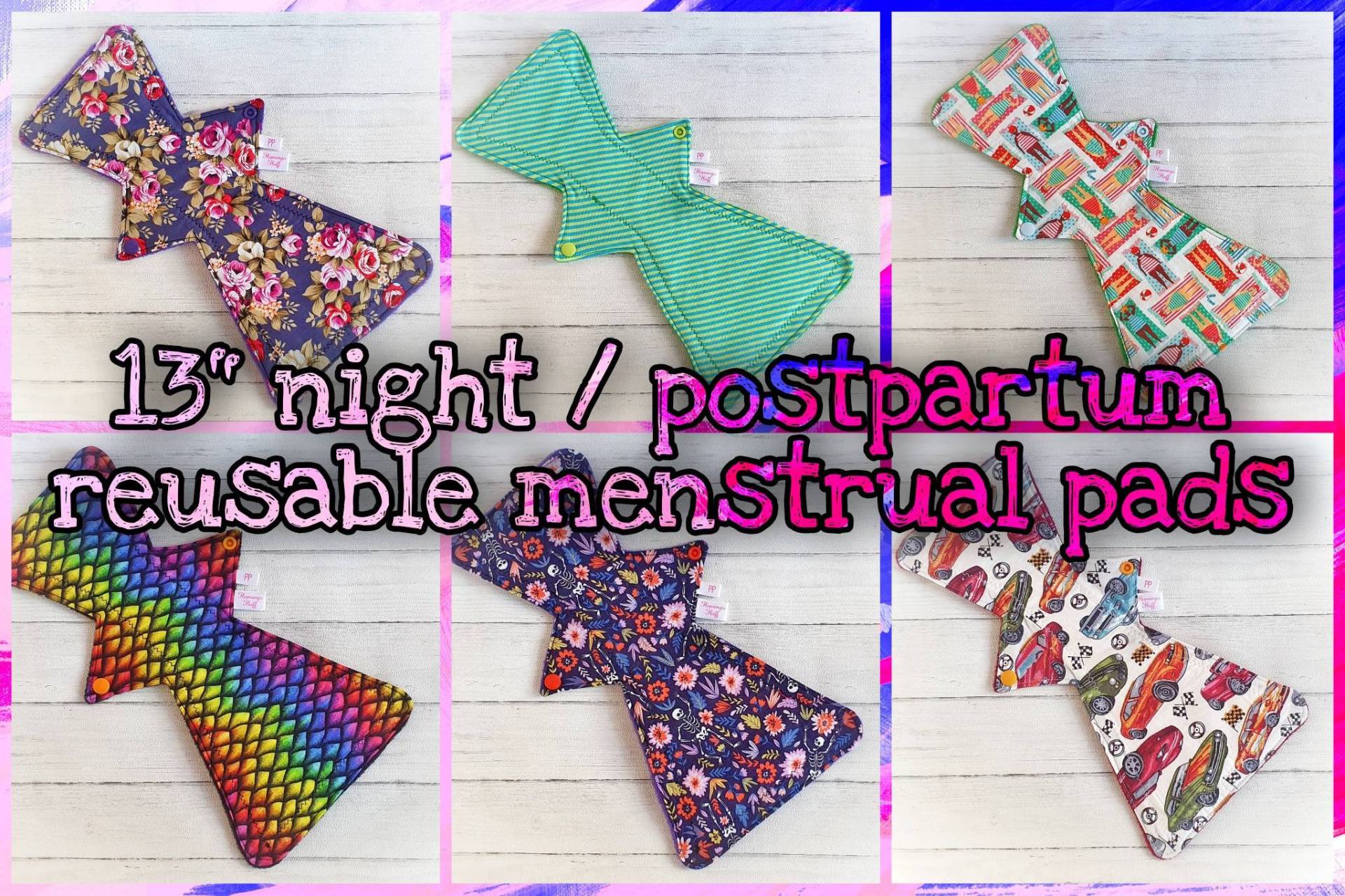 13"Csp - Wiederverwendbare Stoffeinlage Für Die Nacht/Wochenbett Schwangerschaft Baumwolle Waschbar Csp Pp Nighttime Super Pads 13"Csp - Wiederverwendbare Stoffeinlage Für Die Nacht/Wochenbett Schwangerschaft Baumwolle Waschbar Csp Pp Nighttime Super Pads von Etsy - FlamingoFluff
