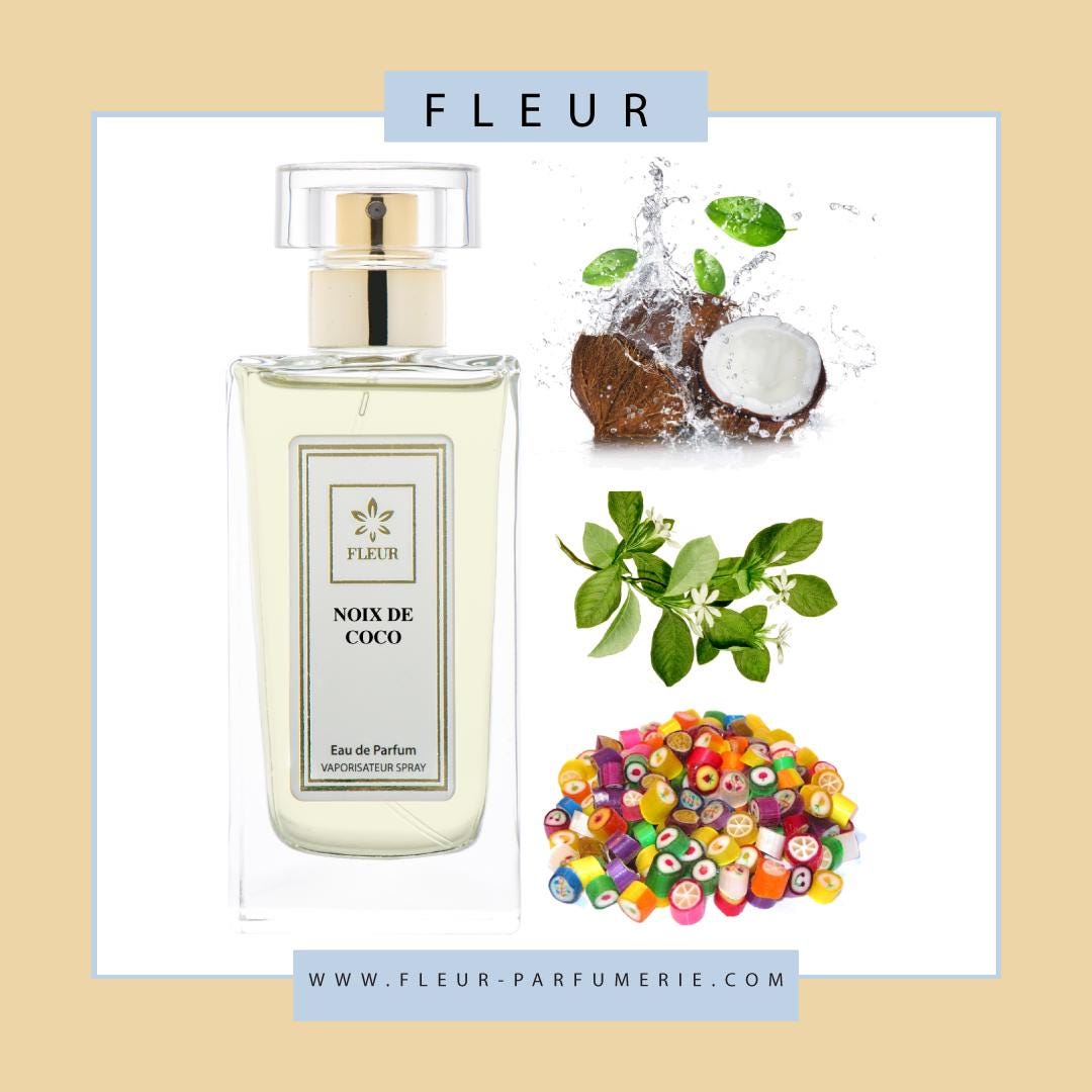 Noix De Coco Eau Parfum For Women, Premium Fragrance Her, Perfume Spray von Etsy - FleurMaisonGR