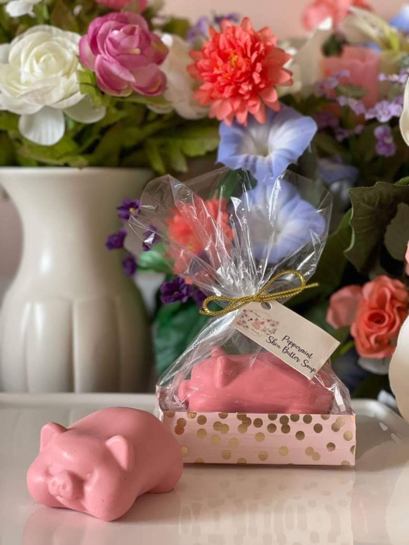 Pfefferminz Floppy Das Schwein Seife von Etsy - FloppyandFriends