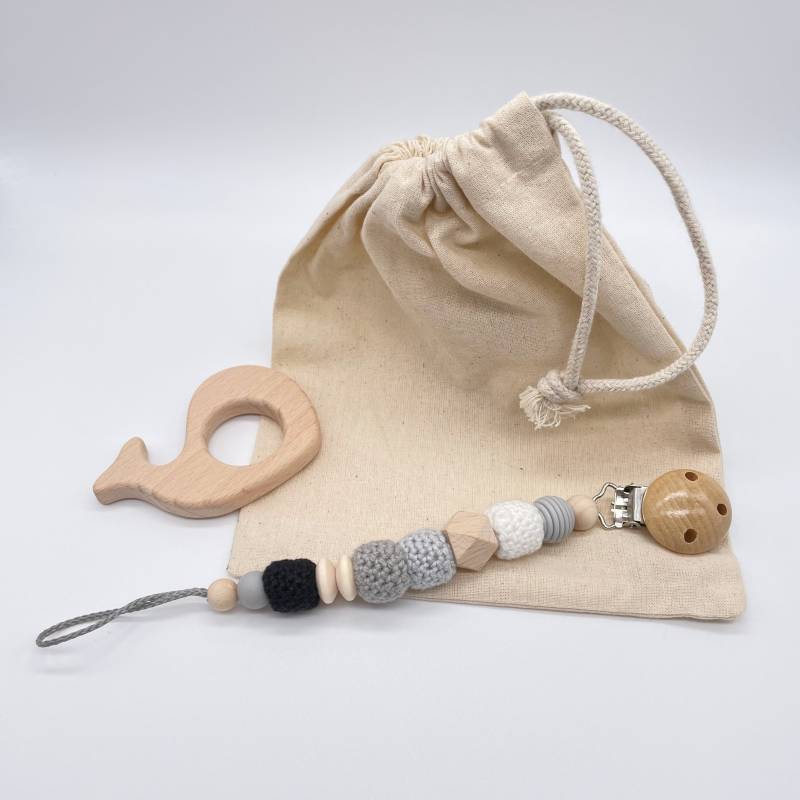 Kleinkind Schnullerkette Grau Schwarz Unisex Handmade Geschenk Zur Geburt Babyparty Taufe Baby Accessoires Must Haves Schwangerschaft von Etsy - FlorentinasPahihi