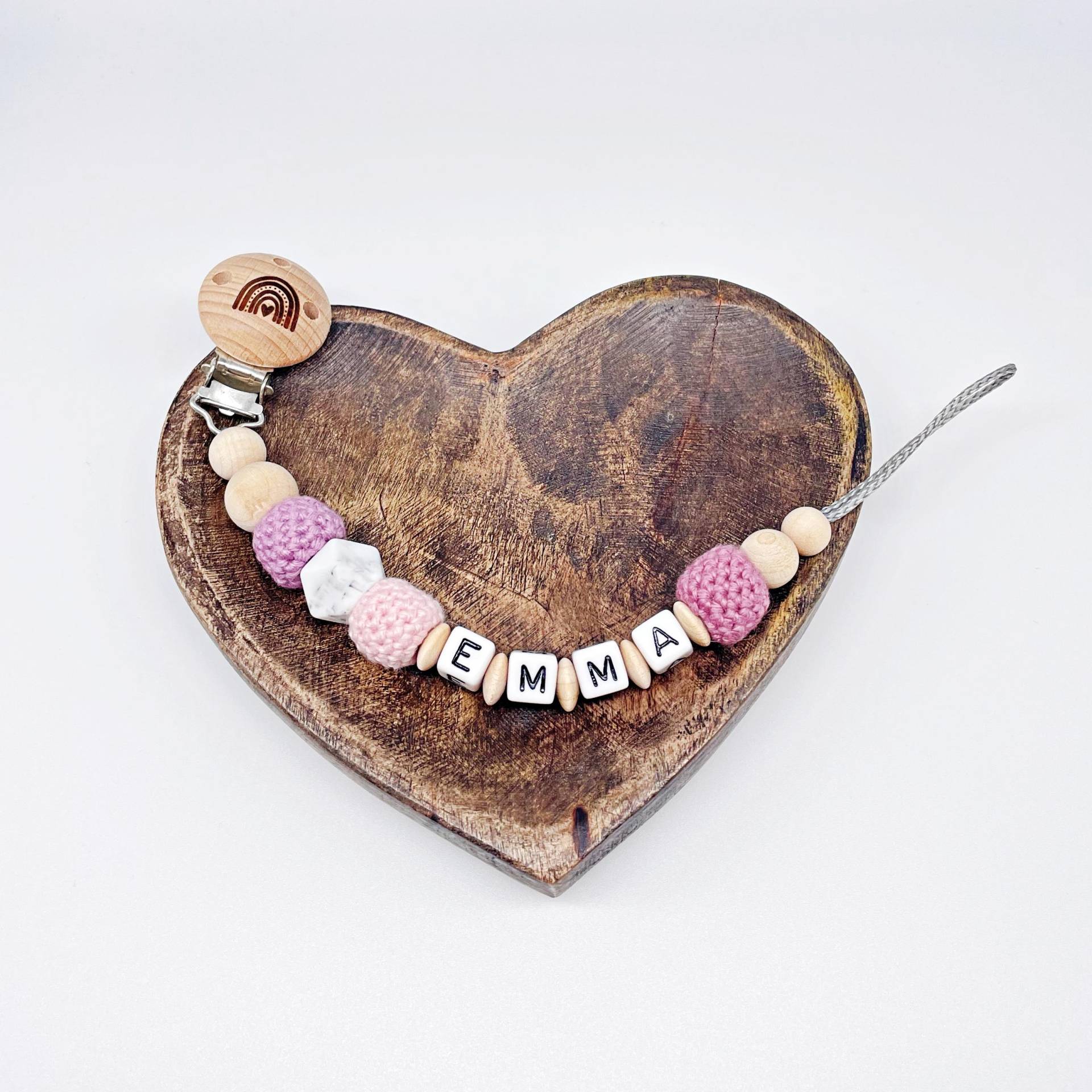 Schnullerkette Mit Name | Personalisiert Buchstaben Babygeschenk Handmade Geschenk Mädchen Rosa Geschenkidee Geburt Baby Grau Schnullerkette Mit Name | Personalisiert Buchstaben Babygeschenk Handmade Geschenk Mädchen Rosa Geschenkidee Geburt Baby Grau von Etsy - FlorentinasPahihi