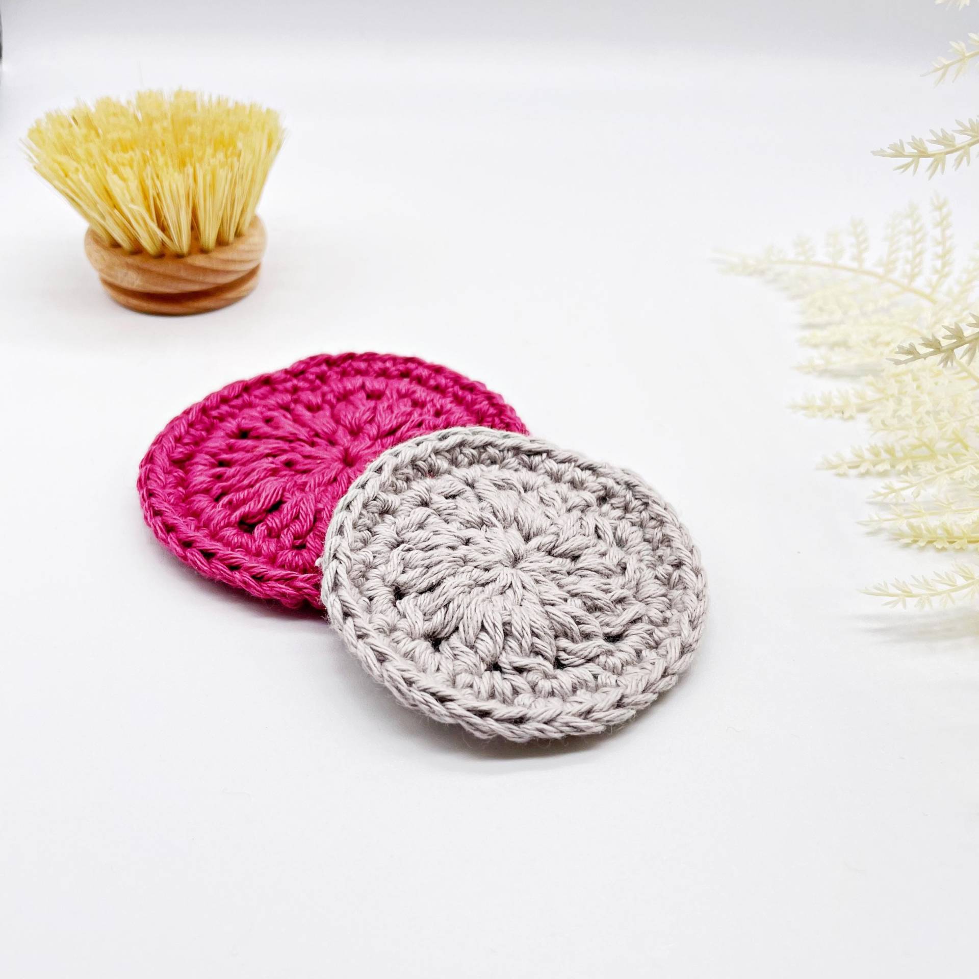 Wiederverwendbare Abschminkpads 2Er Set Aus Baumwolle Waschbar 30 Grad Nachhaltige Make-Up Entferner Zero Waste Gesichtspads Ca. 8x8 cm von Etsy - FlorentinasPahihi