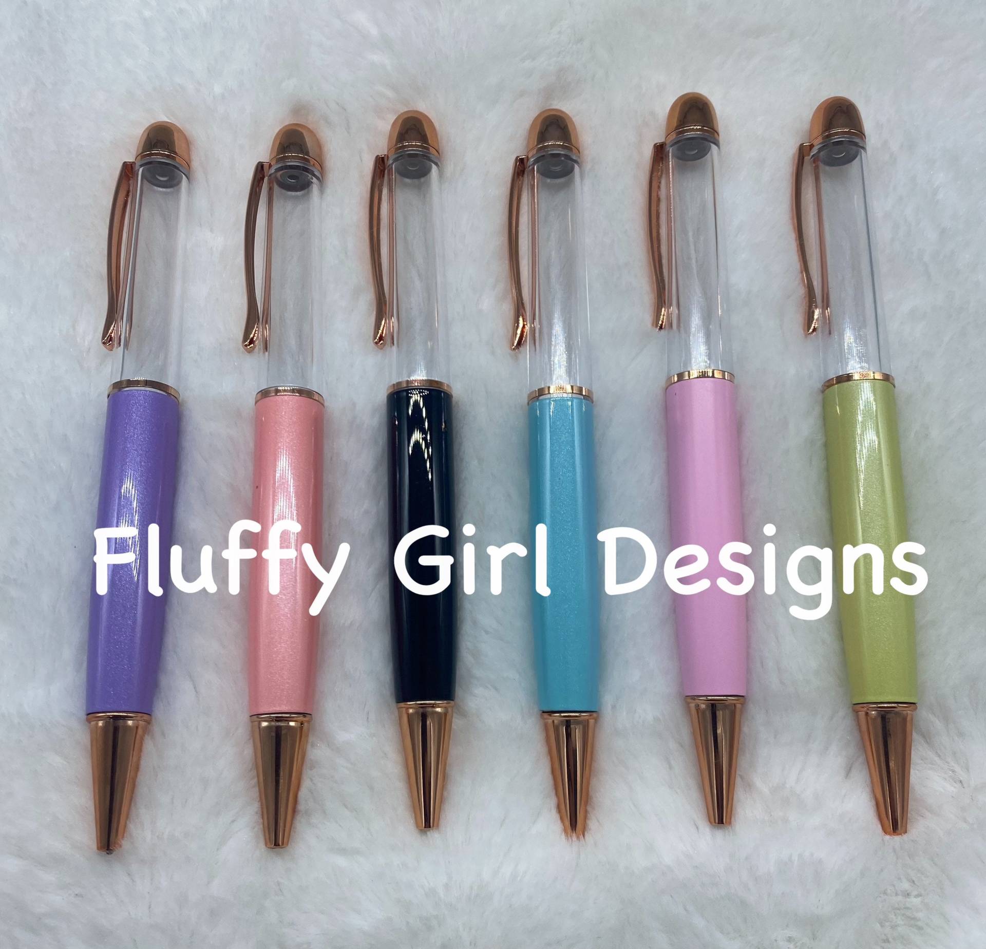 Floating Pen, Fat Diy Stifte, Chubby Craft Glitter, Glitzerstifte, Big Barrel Glitzerstift, Leerer Stift, Roségold Floating Pen, Fat Diy Stifte, Chubby Craft Glitter, Glitzerstifte, Big Barrel Glitzerstift, Leerer Stift, Roségold von Etsy - FluffyGirlDesigns