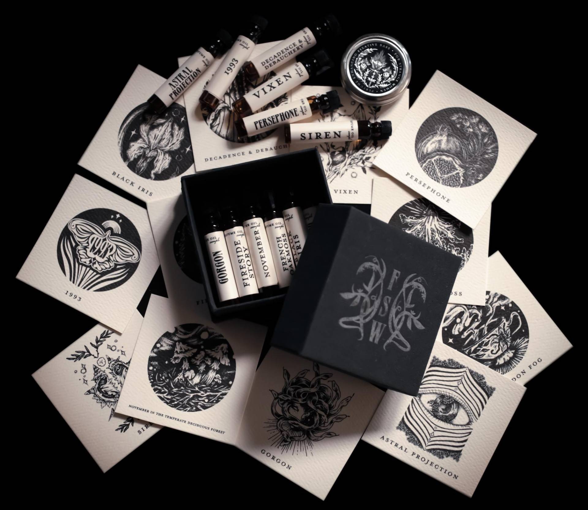 Vollständige Parfümöl Musterkollektion Vollständige Parfümöl Musterkollektion von Etsy - ForStrangeWomen