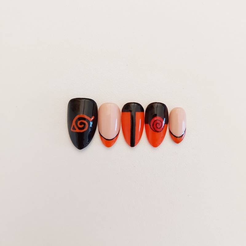 Press On Nails Ninja, Cosplay, Halloween, Anime von Etsy - ForestFairyNails
