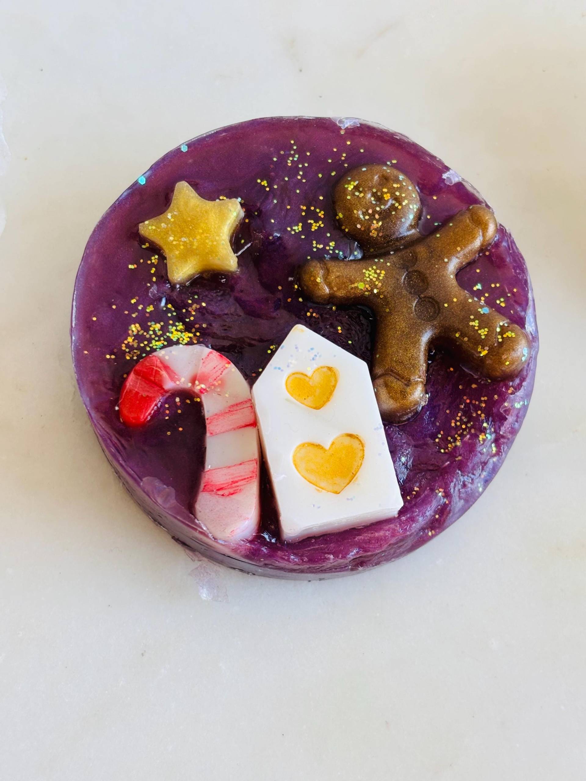 Runde Weihnachtsseifen Runde Weihnachtsseifen von Etsy - ForestNymphsBathBody