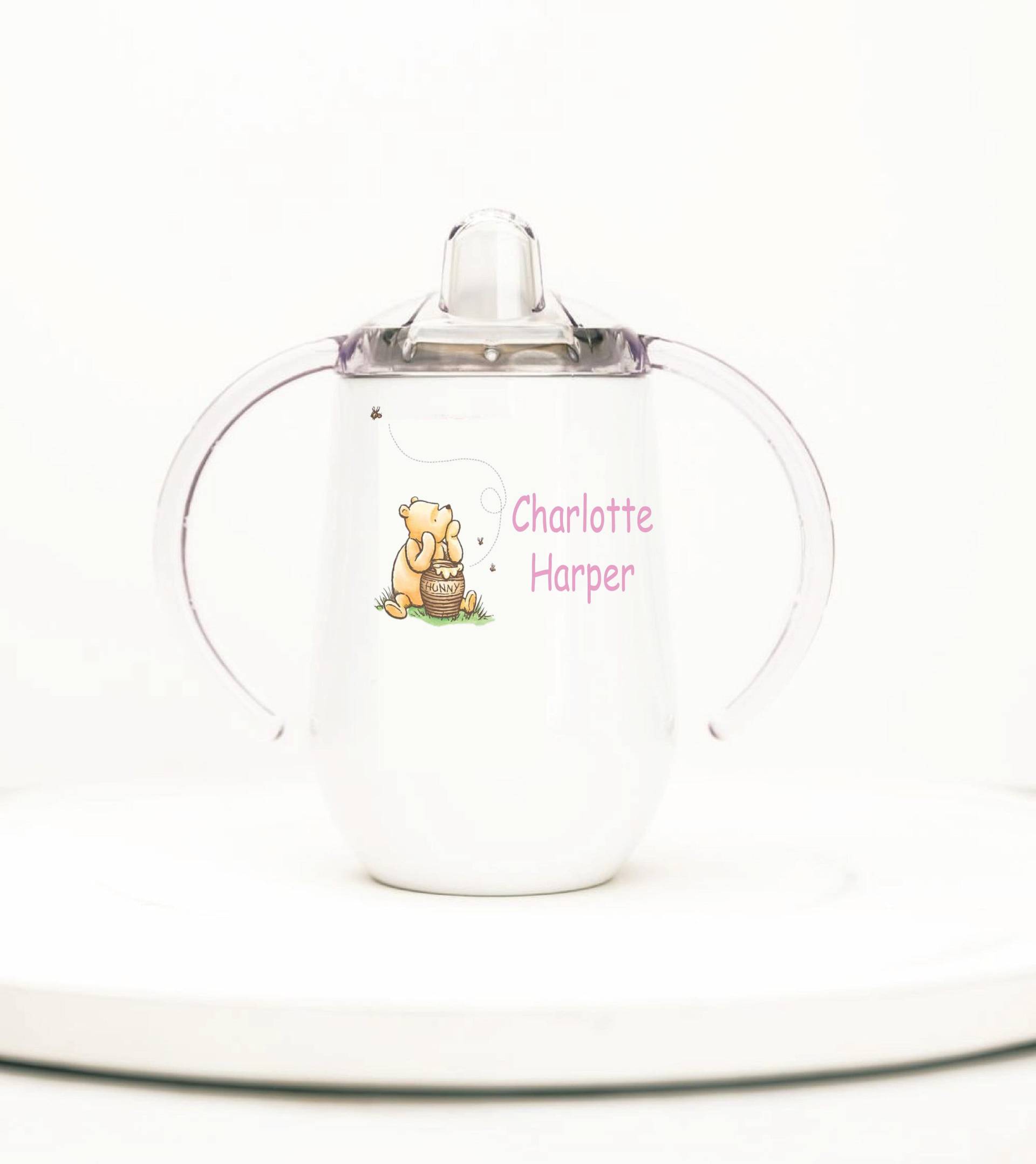 Personalisierte Schnabeltasse | Personalisiertes Baby Geschenk Baby-Dusche-Geschenk Winnie Puuh von Etsy - ForeverPersonalized0