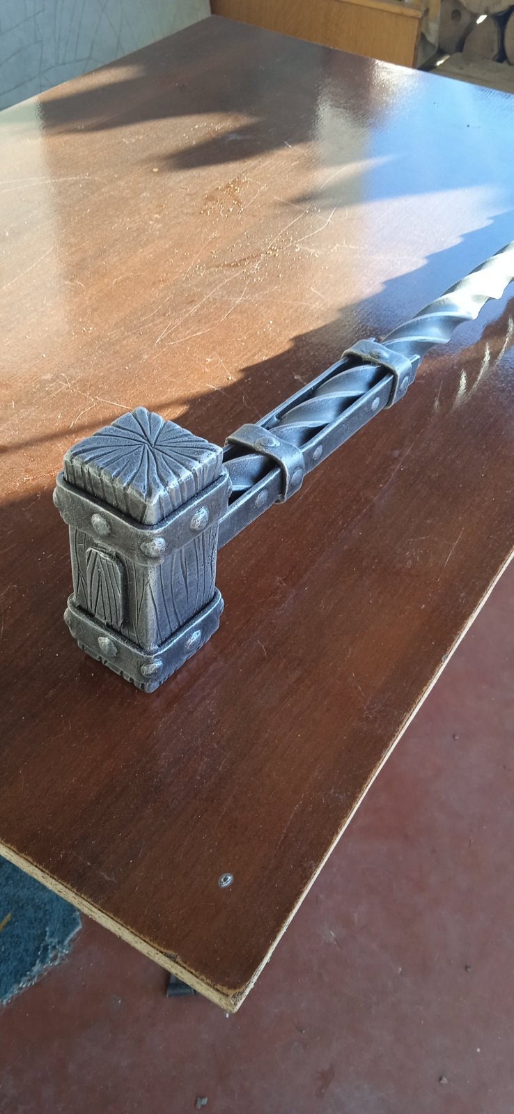 Gehstock, Spazierstock, Hammer, Eisen Geschenk Für Männer, Stock, Geburtstagsgeschenk, Weihnachten, Vatertag, Geschenk, Stahl von Etsy - ForgedCommodities