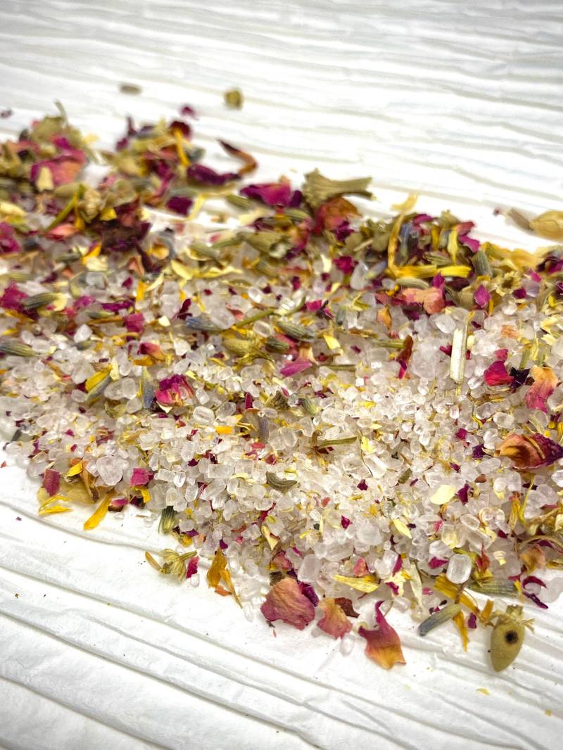 Bio-Blumen-Bad. Blended Botanical Bad Einweichen - Goddess Garden Blend von Etsy - ForgetMeNotBathery
