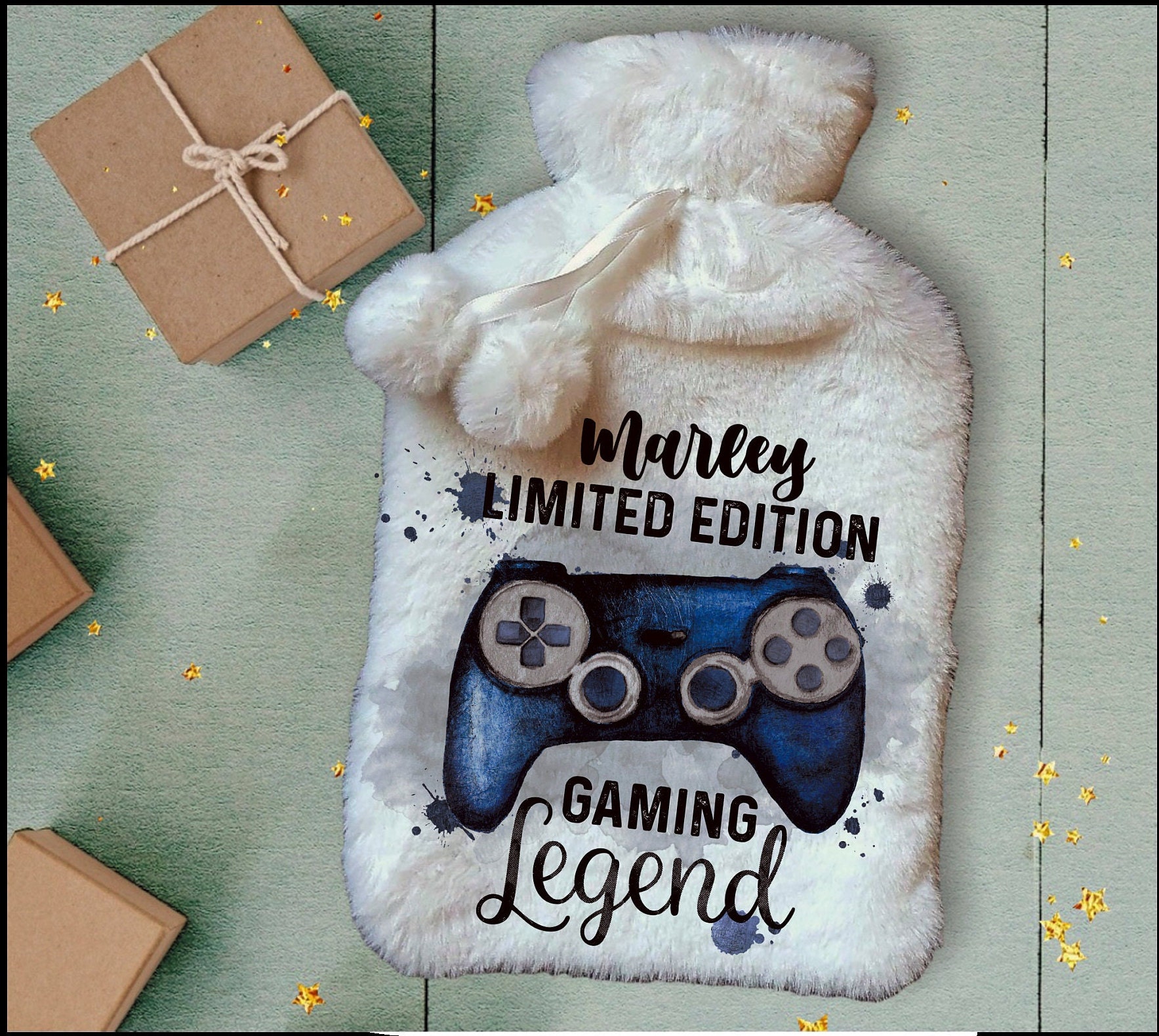 Personalisierte Wärmflasche, Gamer Design Gaming Legend Deluxe Fluffy Cover Personalisierte Wärmflasche, Gamer Design Gaming Legend Deluxe Fluffy Cover von Etsy - Forgetmeknotwales