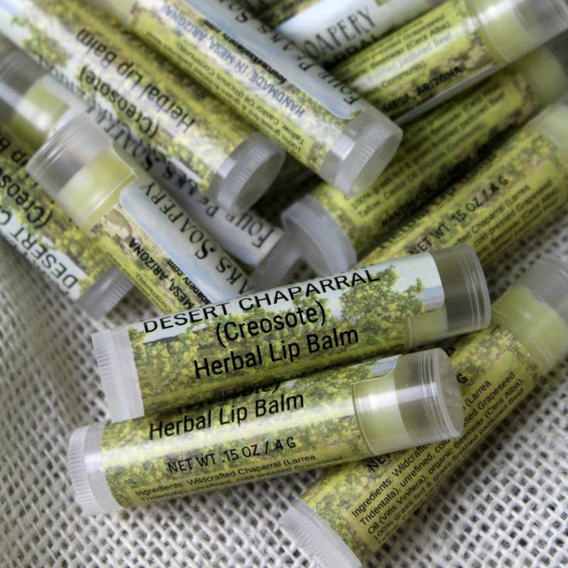 Kreosot Lippenbalsam von Etsy - FourPeaksSoapery