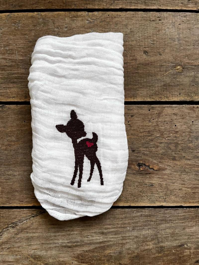 Spucktuch Bambi | Geschenk Zur Geburt Taufe Babyparty von Etsy - FraeuleinCorleone