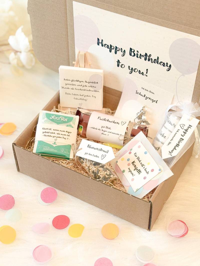 Geburtstagsbox | Geburtstagsgeschenk Kleine Aufmerksamkeit Zum Geburtstag Happy Birthday Alles Gute Überraschung Geburtstagsbox | Geburtstagsgeschenk Kleine Aufmerksamkeit Zum Geburtstag Happy Birthday Alles Gute Überraschung von Etsy - FraeuleinKoriandoli