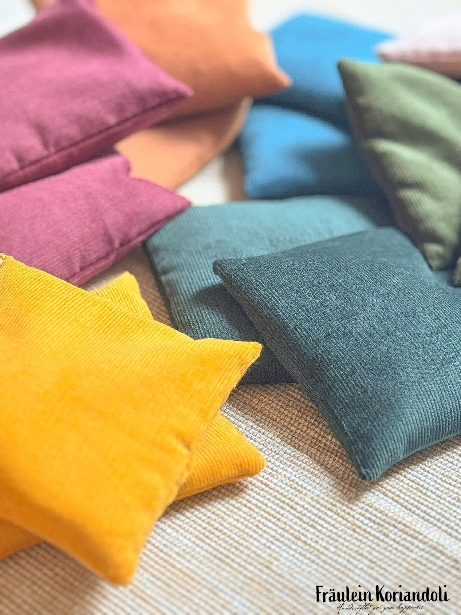 Handwärmer Mit Bio-Leinsamenfüllung, Taschenwärmer, Körnerkissen, Wiederverwendbar, Kältekissen, Babykörnerkissen, Baumwollhandwärmer von Etsy - FraeuleinKoriandoli