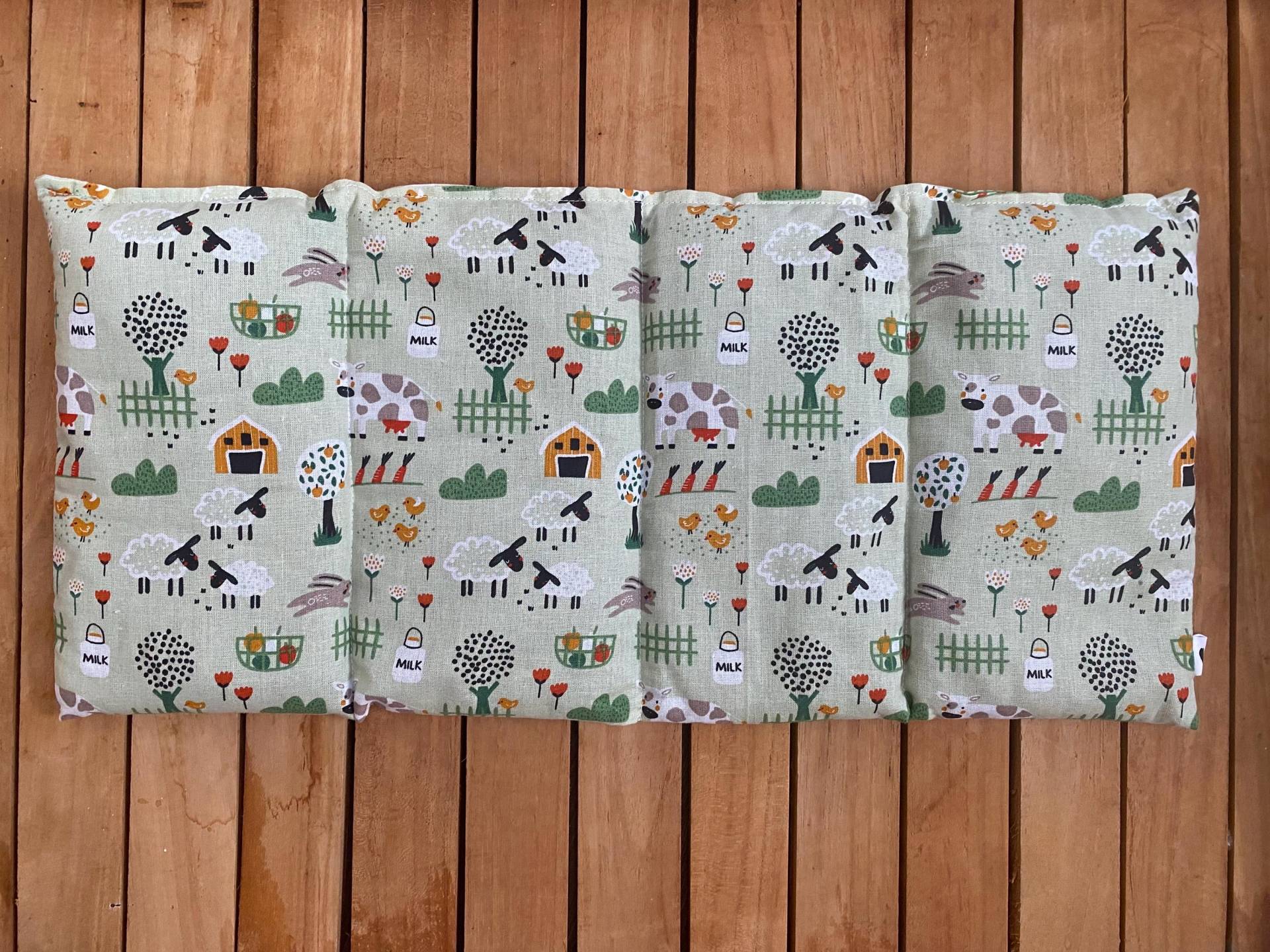 Wärmekissen Gr M Körnerkissen Rapskissen Bauernhof Tiere Grün Wärmekissen Gr M Körnerkissen Rapskissen Bauernhof Tiere Grün von Etsy - FraeuleinMina