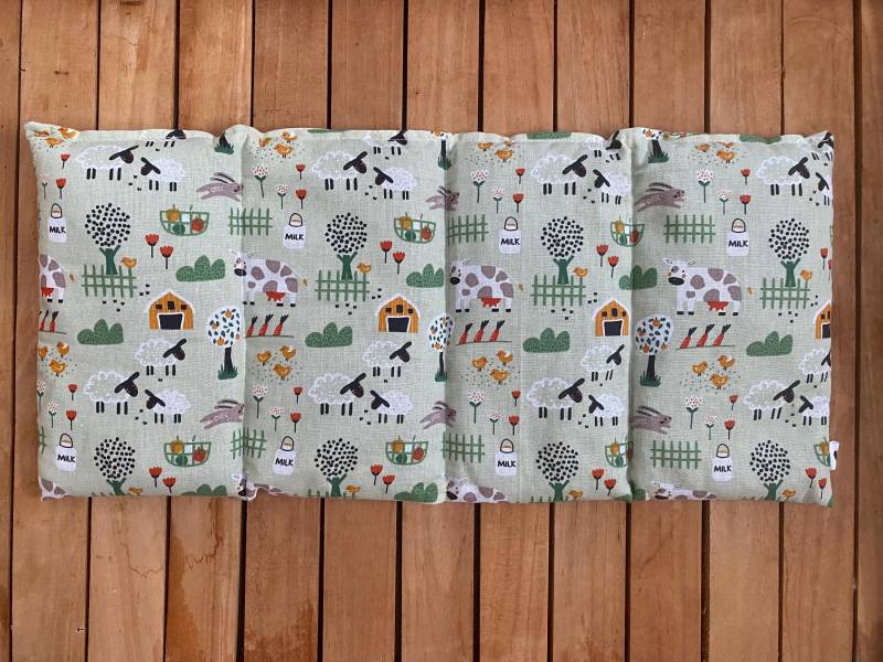 Wärmekissen Gr M Körnerkissen Rapskissen Bauernhof Tiere Grün Wärmekissen Gr M Körnerkissen Rapskissen Bauernhof Tiere Grün von Etsy - FraeuleinMina