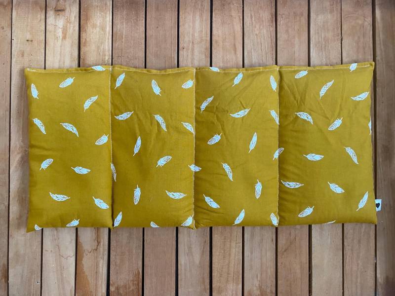 Wärmekissen Gr M Körnerkissen Rapskissen Federn Gelb von Etsy - FraeuleinMina