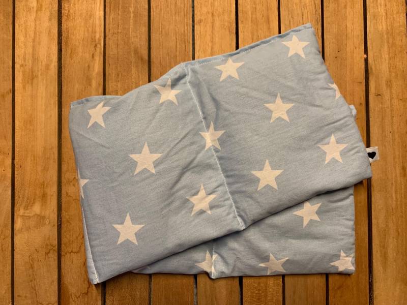 Wärmekissen Gr. L Rapskissen Körnerkissen Blau Hellblau Sterne von Etsy - FraeuleinMina
