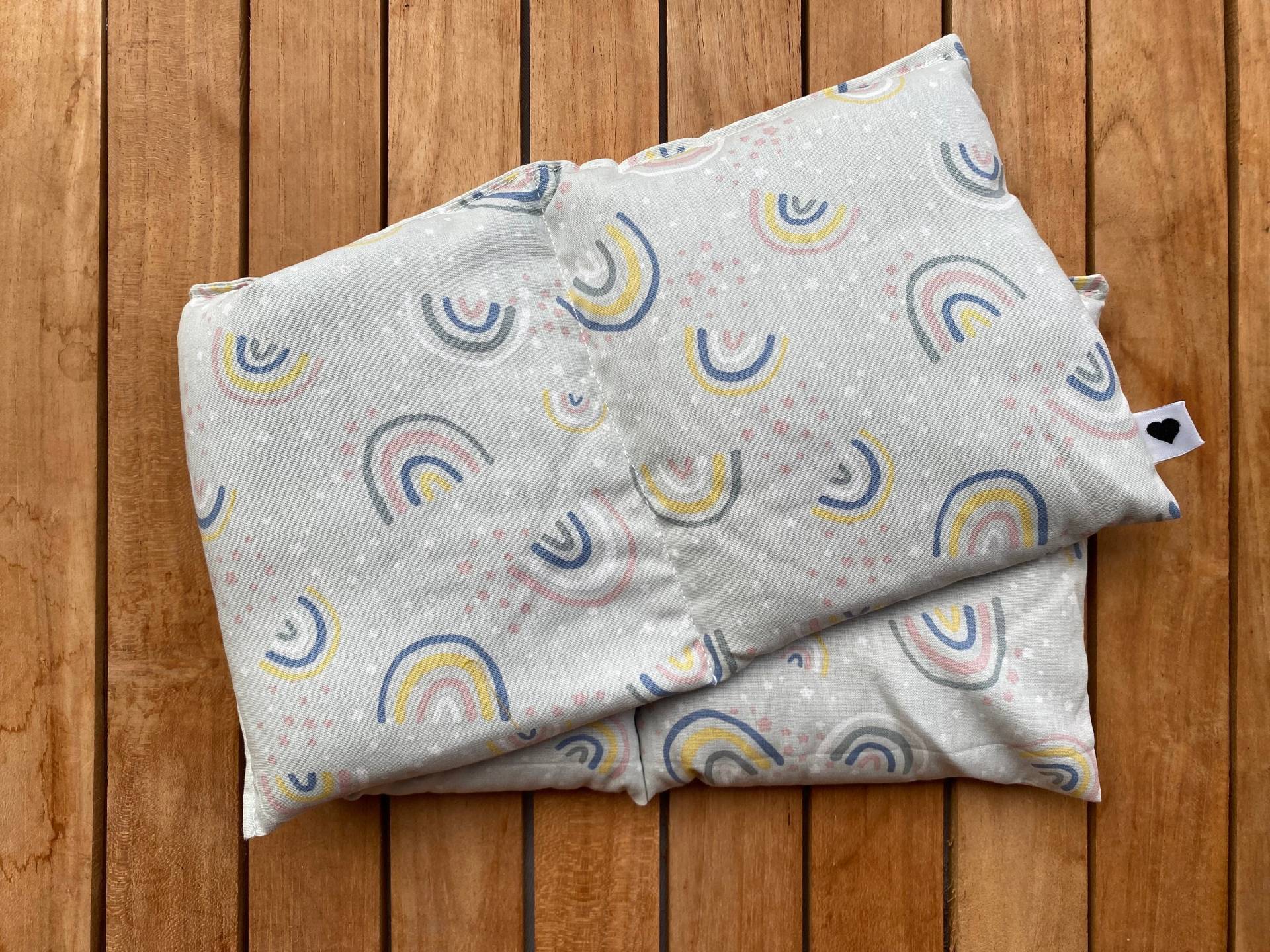 Wärmekissen Gr. L Rapskissen Körnerkissen Pastell Mint Regenbogen von Etsy - FraeuleinMina