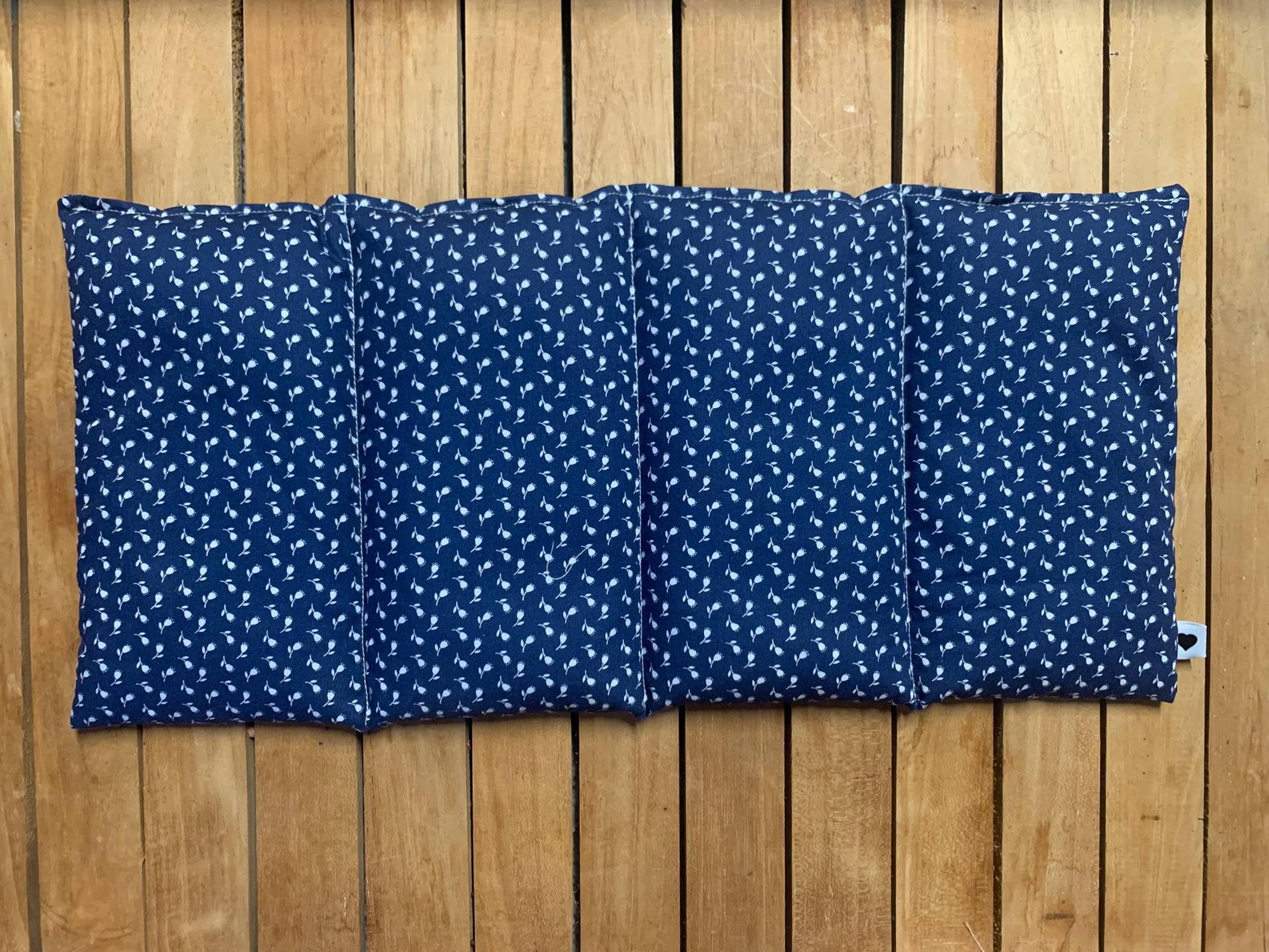 Wärmekissen Rapskissen Gr M Körnerkissen Blau/Weiss Blumen Landhaus von Etsy - FraeuleinMina