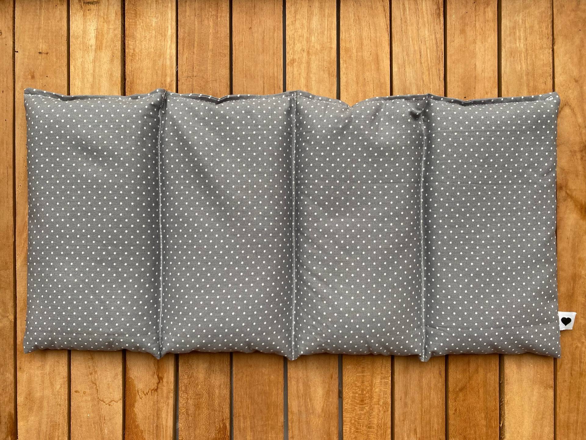 Wärmekissen Rapskissen Gr M Körnerkissen Taupe/Grau Punkte von Etsy - FraeuleinMina