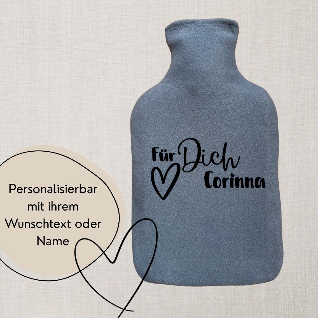 Personalisierte Wärmflasche Mit Bezug - 1, 5 Liter Geschenk Wunschtext Oder Namen Gute Besserung, Für Dich, Ein Bisschen Wärme von Etsy - FraeuleinRempfer